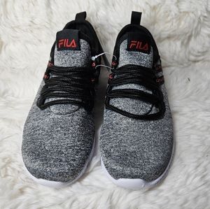 Gray Boys Fila Shoes